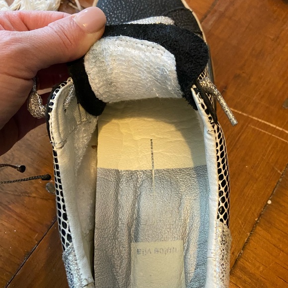 Dolce Vita Zina Black and White Sneakers - Picture 3 of 5